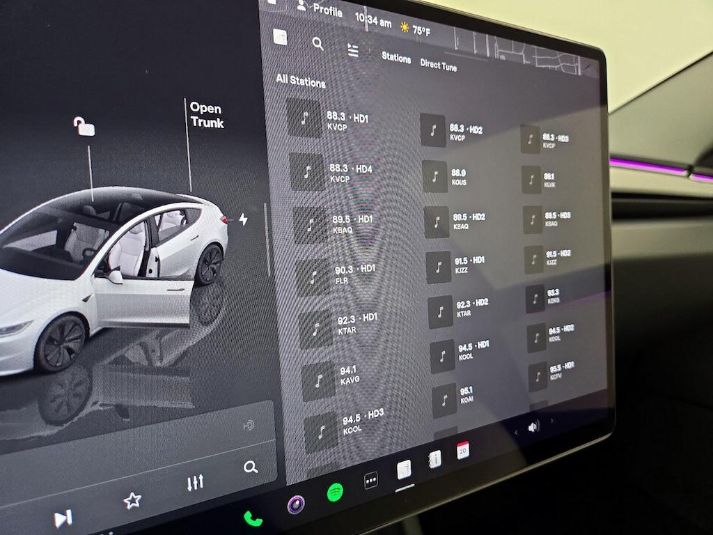 used 2025 Tesla Model 3 car, priced at $42,998
