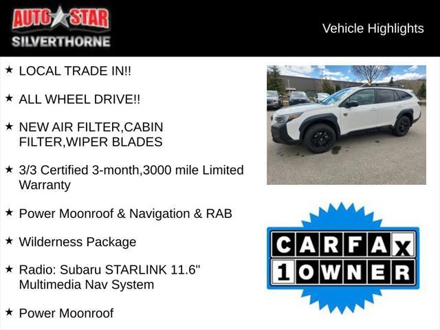used 2024 Subaru Outback car, priced at $33,998