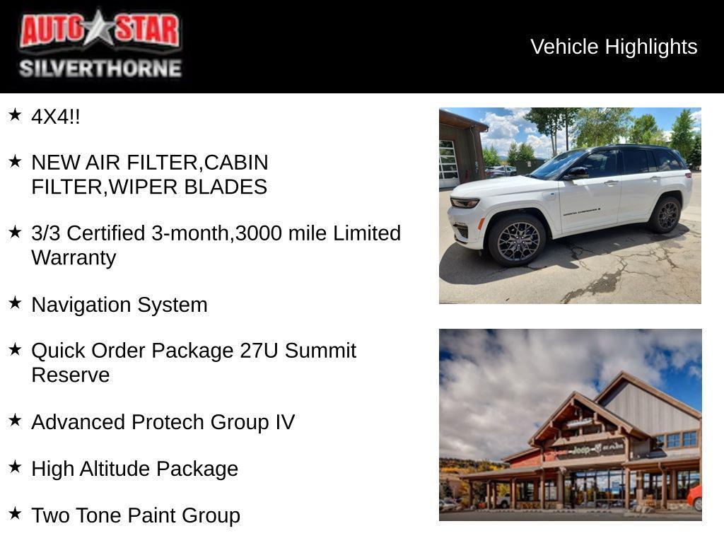used 2023 Jeep Grand Cherokee 4xe car, priced at $40,480