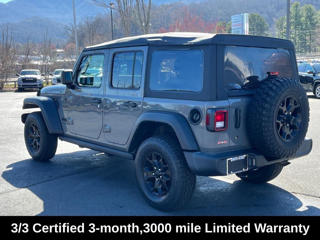 used 2022 Jeep Wrangler Unlimited car, priced at $27,699