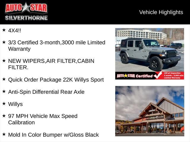 used 2022 Jeep Wrangler Unlimited car, priced at $29,299