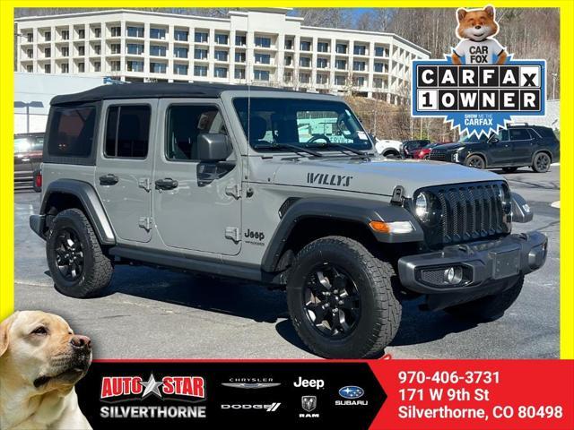 used 2022 Jeep Wrangler Unlimited car, priced at $31,205