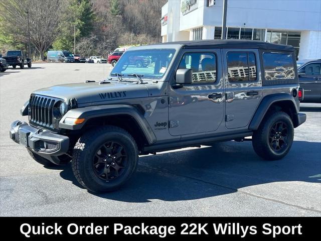 used 2022 Jeep Wrangler Unlimited car, priced at $31,205