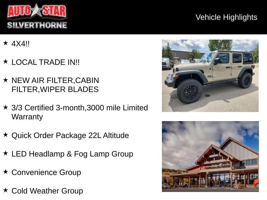 used 2022 Jeep Wrangler Unlimited car, priced at $32,780