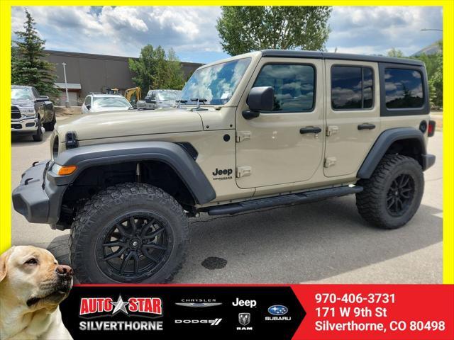 used 2022 Jeep Wrangler Unlimited car, priced at $30,608