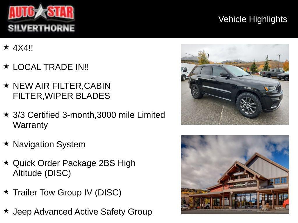 used 2018 Jeep Grand Cherokee car, priced at $21,449