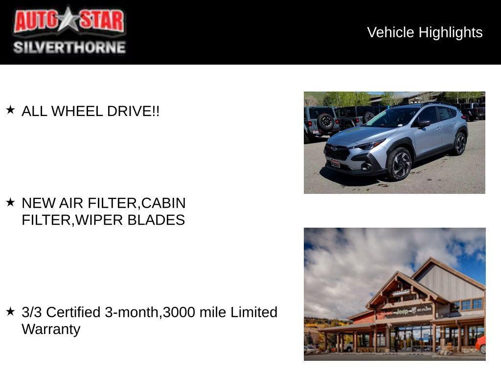 used 2024 Subaru Crosstrek car, priced at $32,799