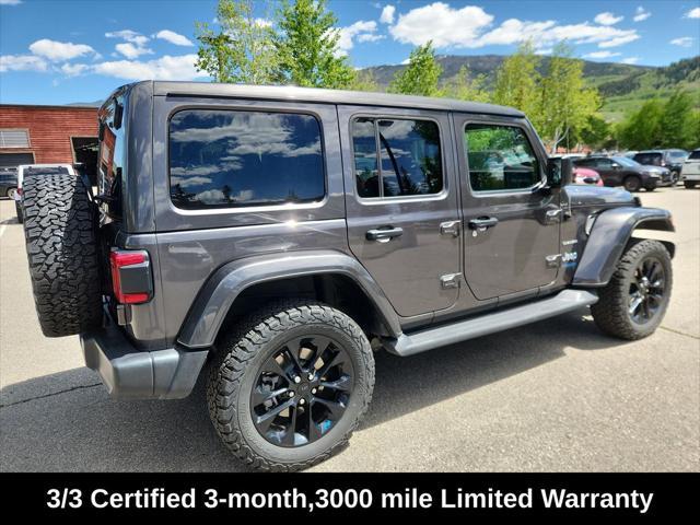 used 2022 Jeep Wrangler Unlimited 4xe car, priced at $33,299