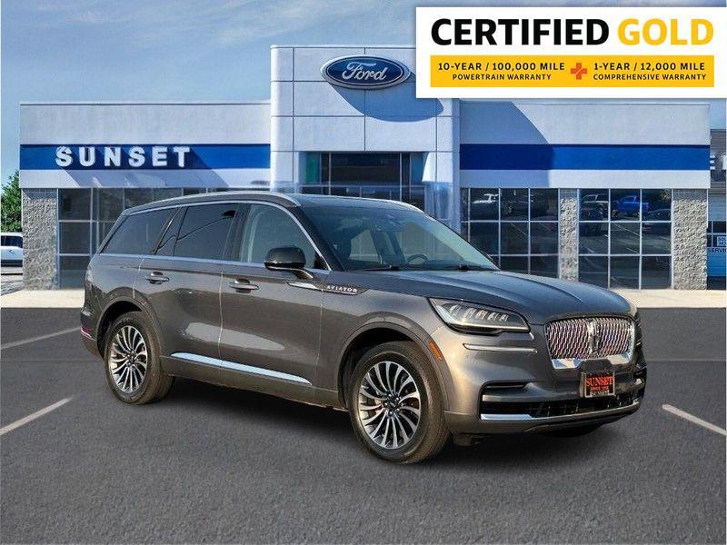used 2022 Lincoln Aviator car, priced at $35,400