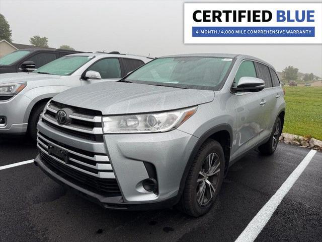 used 2019 Toyota Highlander car, priced at $22,500