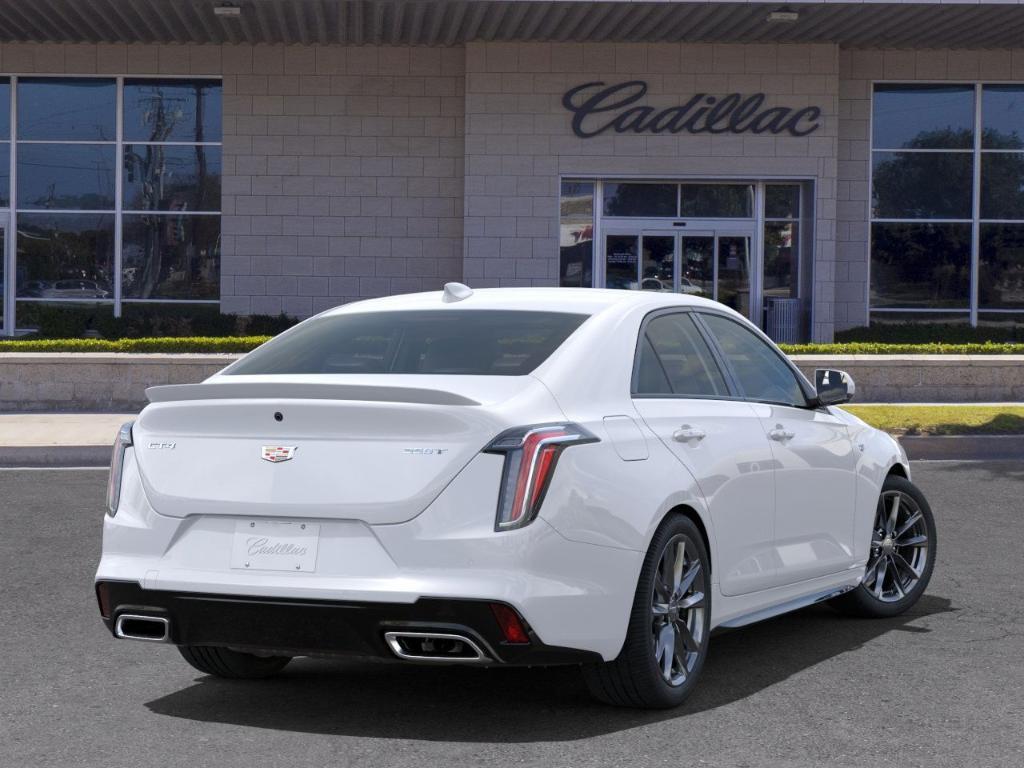 new 2025 Cadillac CT4 car, priced at $47,190