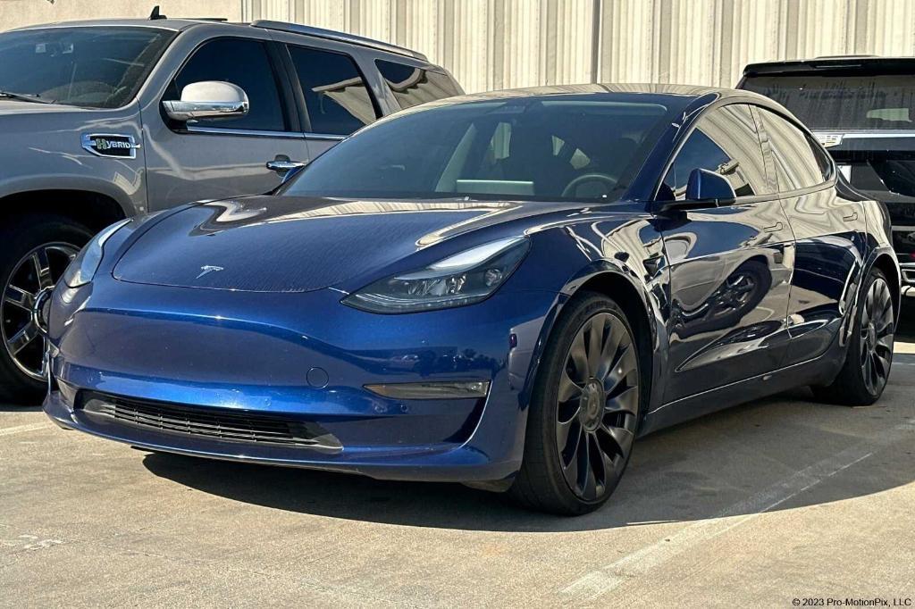 used 2022 Tesla Model 3 car, priced at $34,995