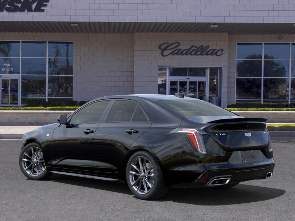 new 2025 Cadillac CT4 car, priced at $47,190