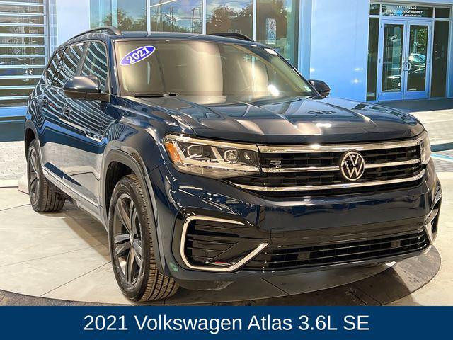 used 2021 Volkswagen Atlas car, priced at $27,644