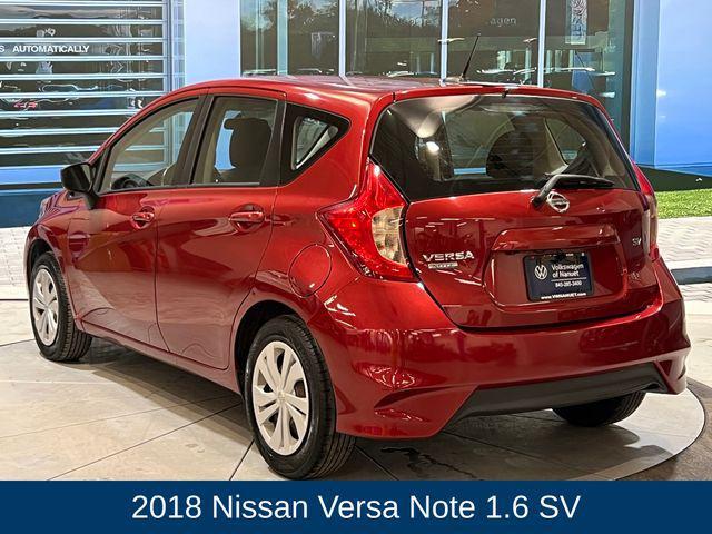 used 2018 Nissan Versa Note car, priced at $9,888