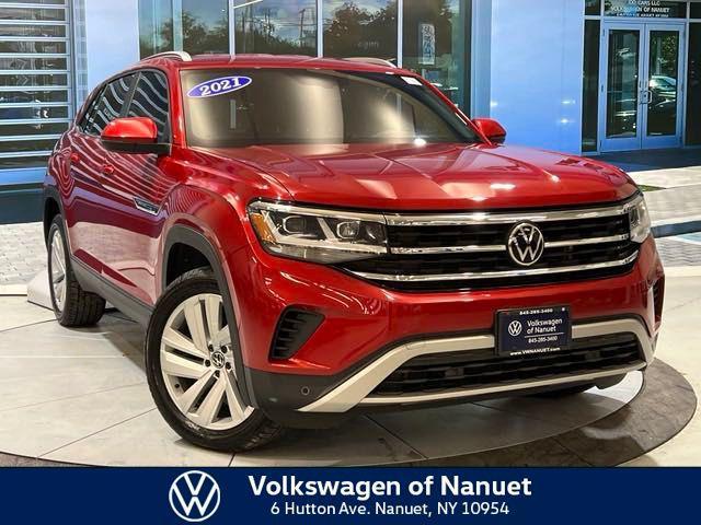 used 2021 Volkswagen Atlas Cross Sport car, priced at $27,488