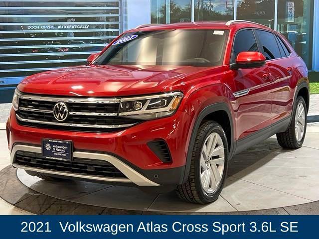 used 2021 Volkswagen Atlas Cross Sport car, priced at $26,283