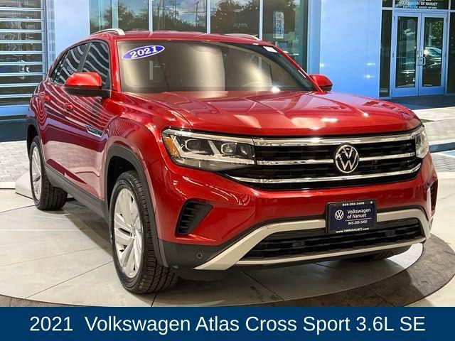 used 2021 Volkswagen Atlas Cross Sport car, priced at $26,283