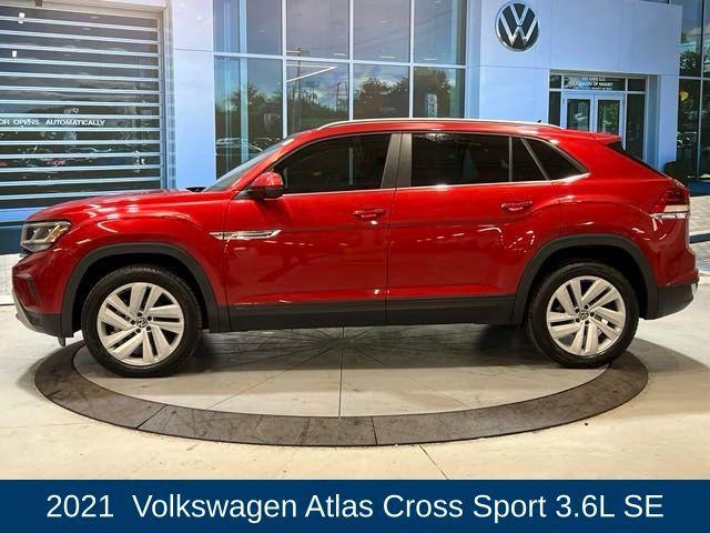 used 2021 Volkswagen Atlas Cross Sport car, priced at $26,283