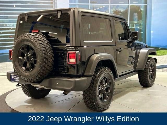 used 2022 Jeep Wrangler car, priced at $30,500