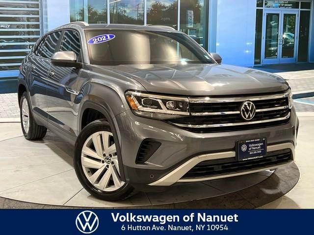 used 2021 Volkswagen Atlas Cross Sport car, priced at $25,592