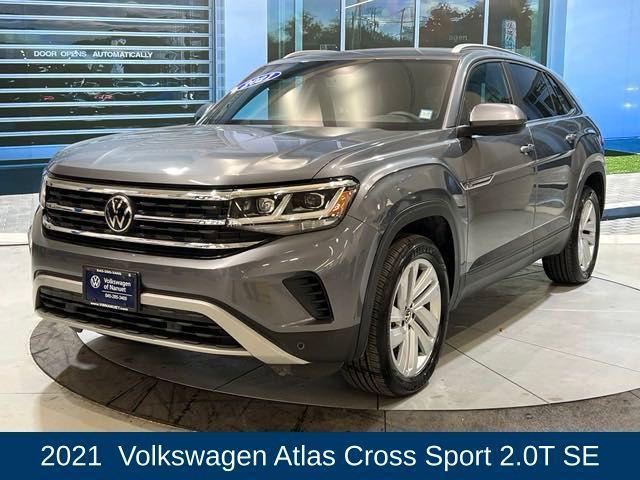 used 2021 Volkswagen Atlas Cross Sport car, priced at $25,544