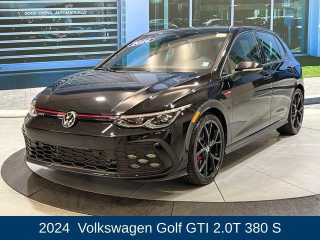 used 2024 Volkswagen Golf GTI car, priced at $29,200