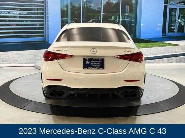 used 2023 Mercedes-Benz AMG C 43 car, priced at $54,700