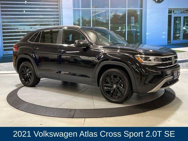 used 2021 Volkswagen Atlas Cross Sport car, priced at $23,900