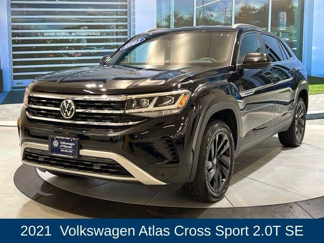 used 2021 Volkswagen Atlas Cross Sport car, priced at $19,694