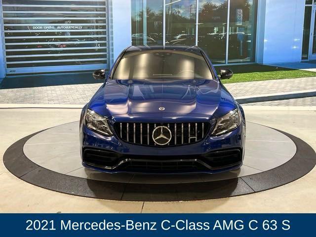 used 2021 Mercedes-Benz AMG C 63 car, priced at $59,900