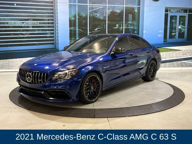 used 2021 Mercedes-Benz AMG C 63 car, priced at $59,900