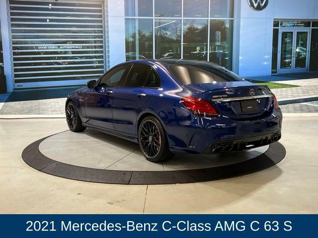 used 2021 Mercedes-Benz AMG C 63 car, priced at $59,900