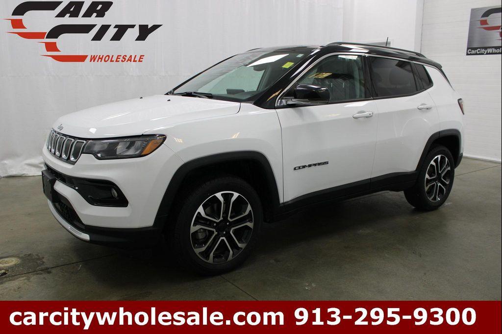 used 2022 Jeep Compass car, priced at $19,588