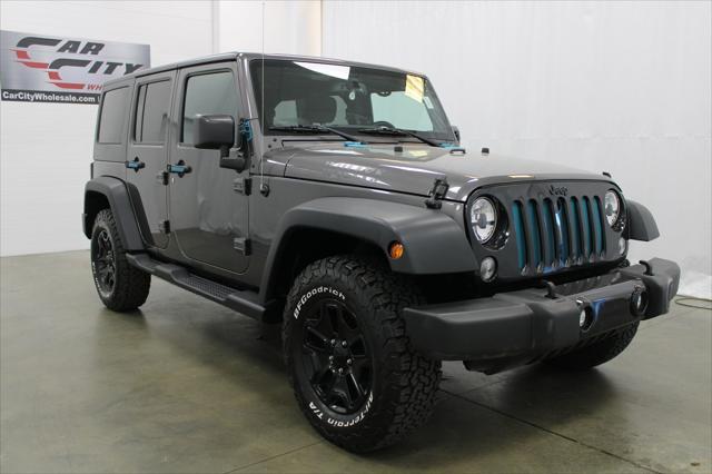 used 2016 Jeep Wrangler Unlimited car, priced at $18,031