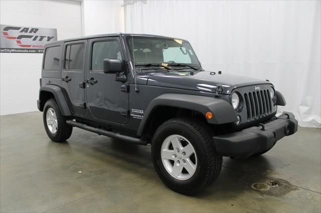 used 2017 Jeep Wrangler Unlimited car, priced at $21,603