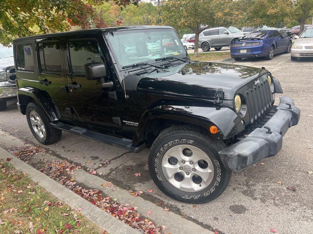used 2015 Jeep Wrangler Unlimited car, priced at $17,375