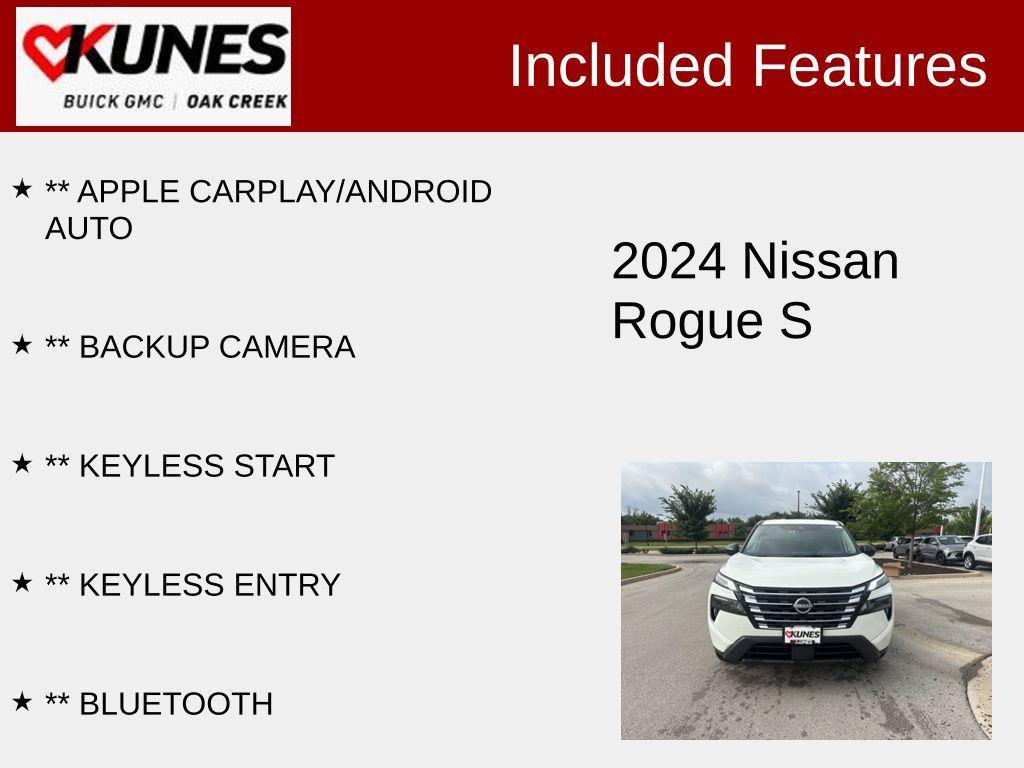 used 2024 Nissan Rogue car, priced at $21,423