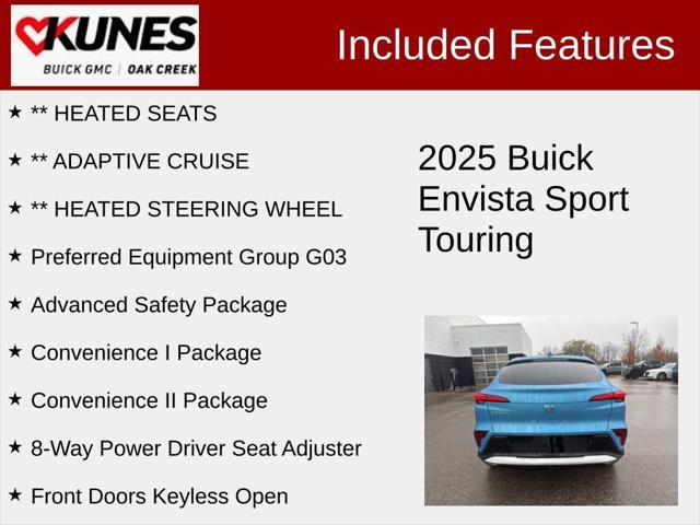 new 2025 Buick Envista car, priced at $29,025