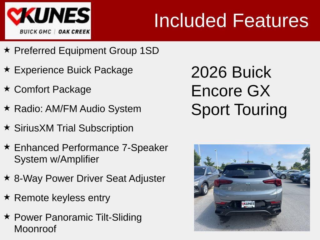new 2026 Buick Encore GX car, priced at $29,775