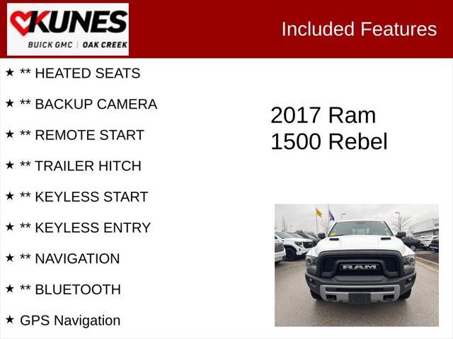 used 2017 Ram 1500 car, priced at $25,550