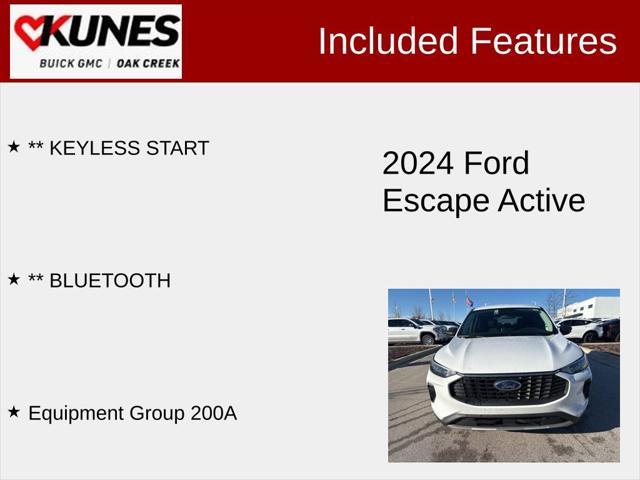 used 2024 Ford Escape car, priced at $25,483