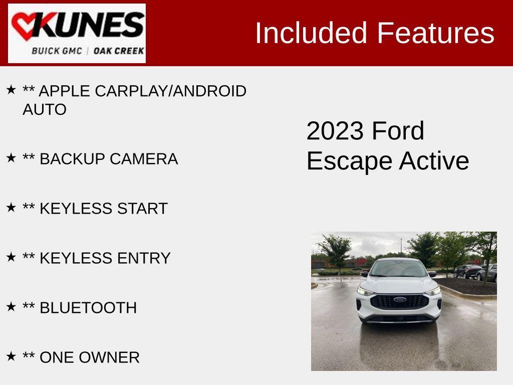 used 2023 Ford Escape car, priced at $19,712