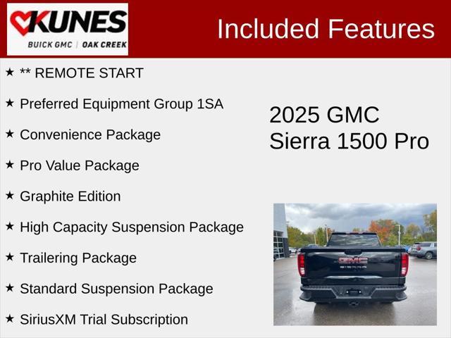 new 2025 GMC Sierra 1500 car, priced at $49,369