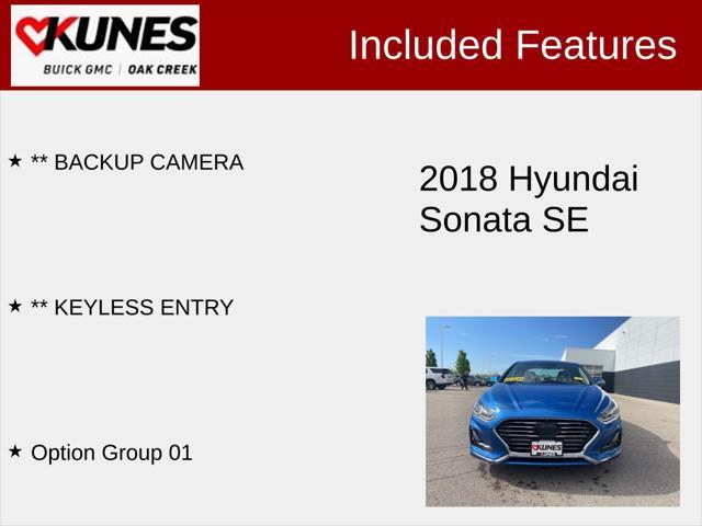 used 2018 Hyundai Sonata car, priced at $13,660