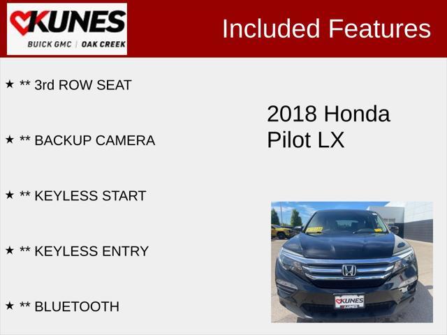 used 2018 Honda Pilot car, priced at $20,998