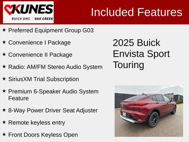 new 2025 Buick Envista car, priced at $27,504