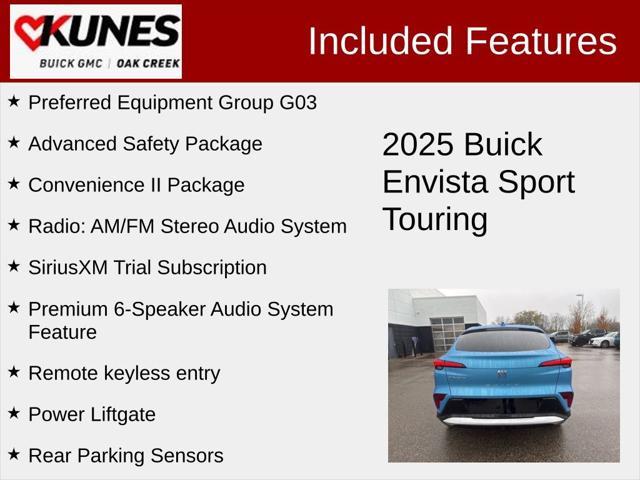 new 2025 Buick Envista car, priced at $27,005