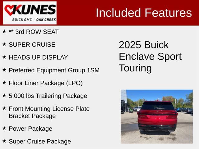 new 2025 Buick Enclave car, priced at $57,552