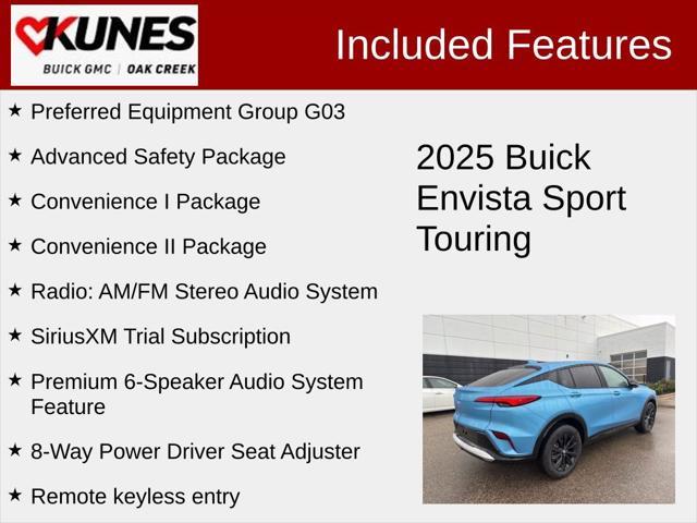 new 2025 Buick Envista car, priced at $28,299